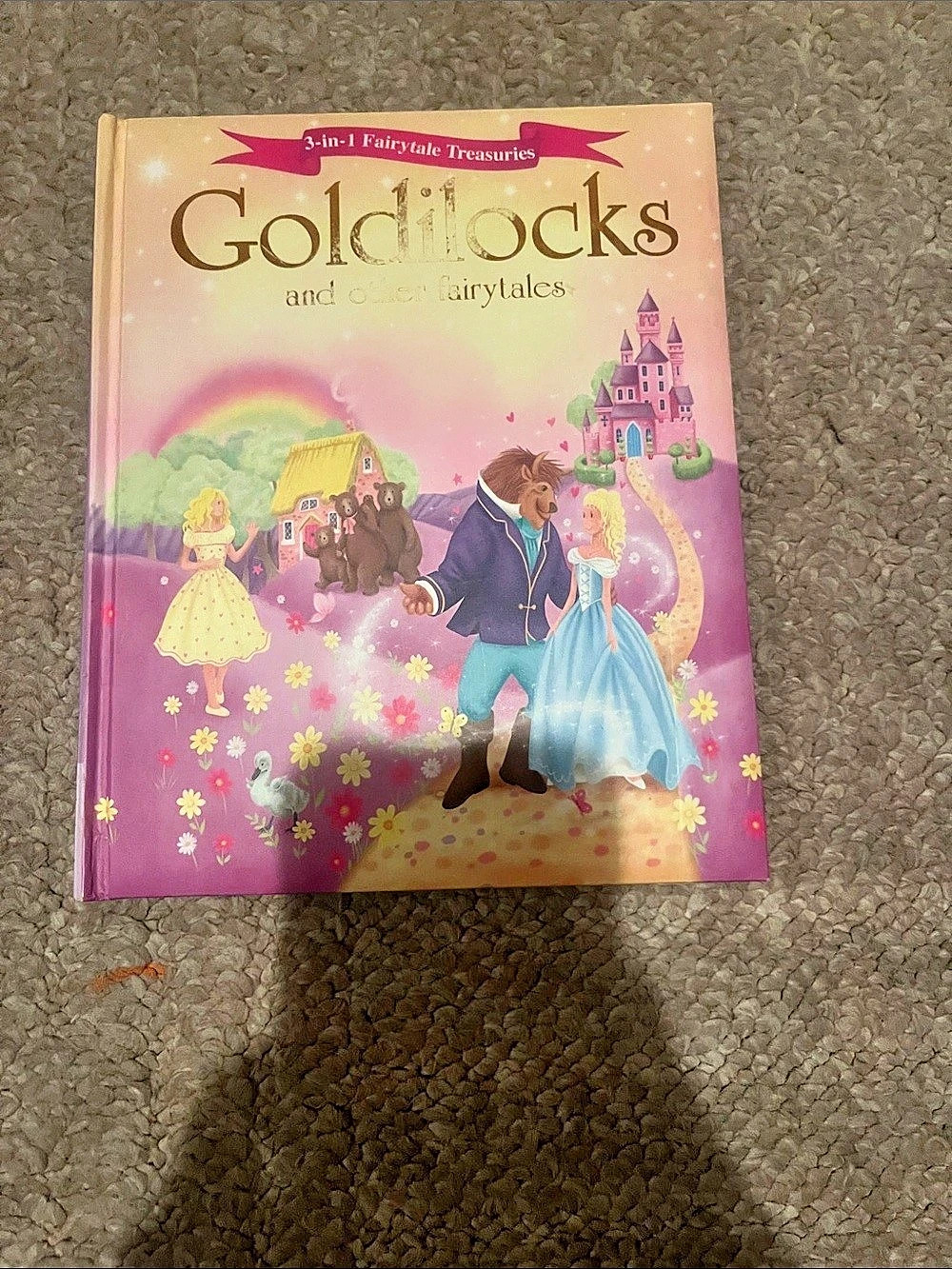 Golden Books Goldilocks and Other Fairytales Fairytale Book Pink & Purple